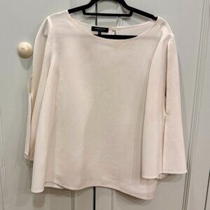 Lafayette 148 New York Cream Blouse Size Extra Large